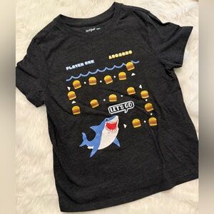 Cat & Jack Pac Man Shark Short Sleeve Tee
